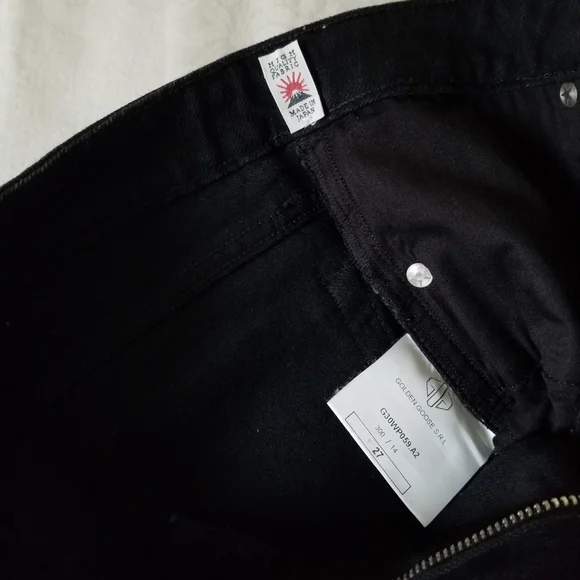 Golden Goose Funny Cropped Flare Black Jeans 27 - Picture 5 of 6